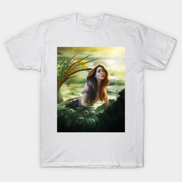 Siren T-Shirt by viktoria-likhodeeva